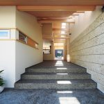 愛知県長久手市の住宅展示場・モデルハウスの入口