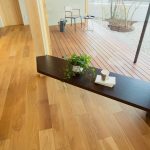 愛知県春日井市の住宅展示場・モデルハウスのベランダ