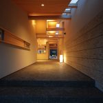 愛知県長久手市の住宅展示場・モデルハウスの入口