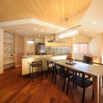 愛知県長久手市の住宅展示場・モデルハウスのリビングダイニング