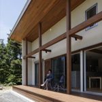 広大で快適に寛げるウッドデッキ　岐阜県加茂郡の平屋　施行事例