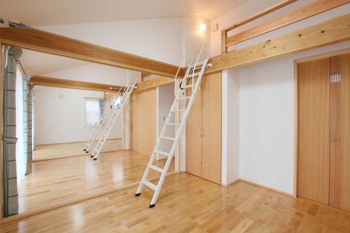 ロフトスペースを確保し更に空間を有効活用　愛知県豊川市の平屋　施行事例